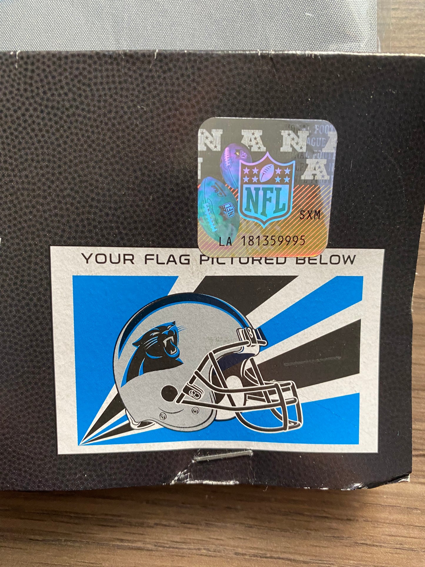 Carolina Panthers Helmet Flag