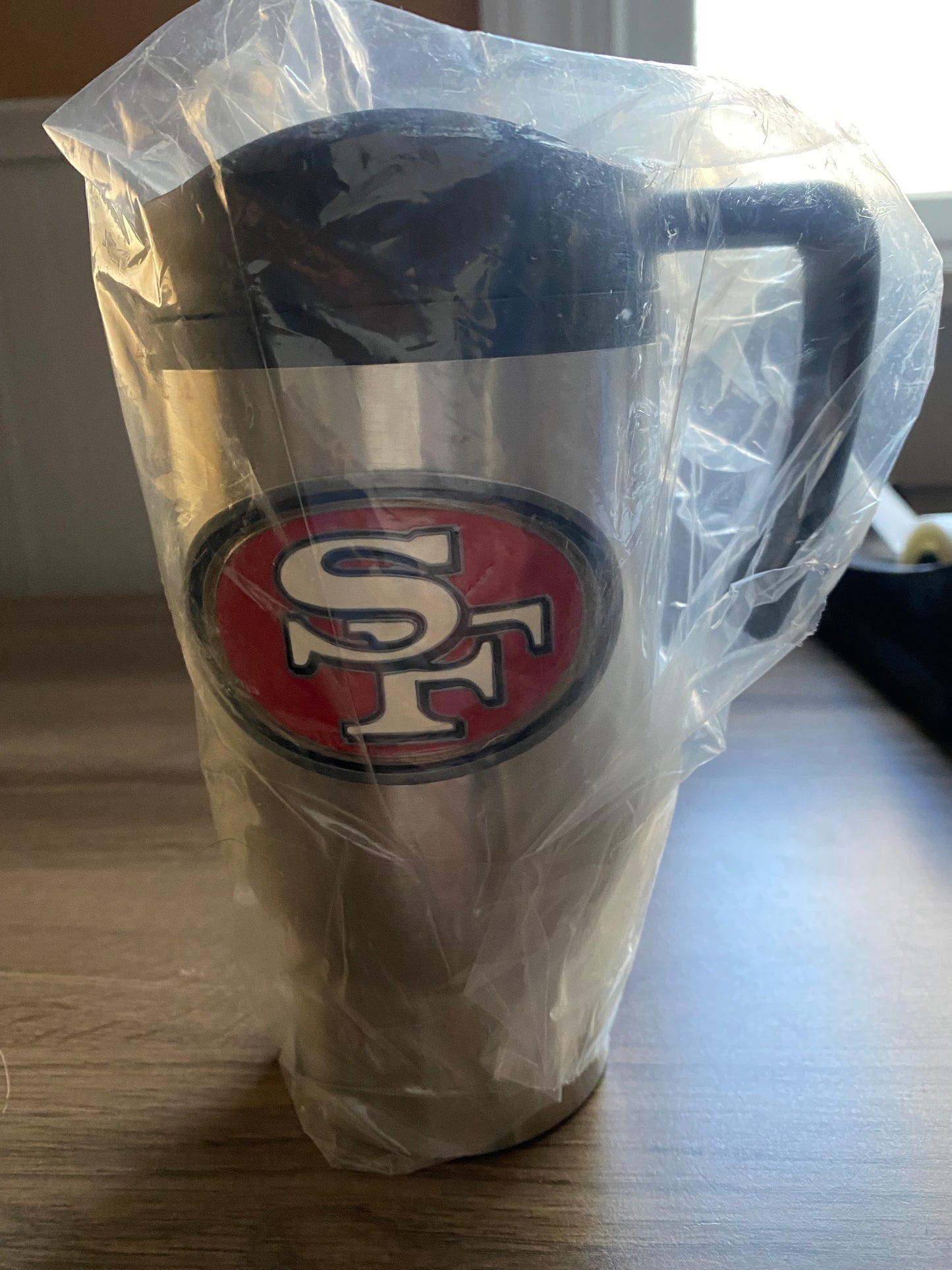 SAN FRANCISCO 49ERS HOT AND COLD TRAVEL MUG