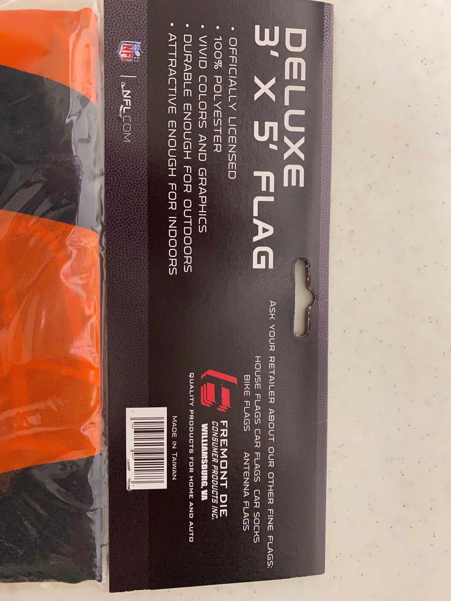 CINCINNATI BENGALS 3’ x 5 ‘ FLAG