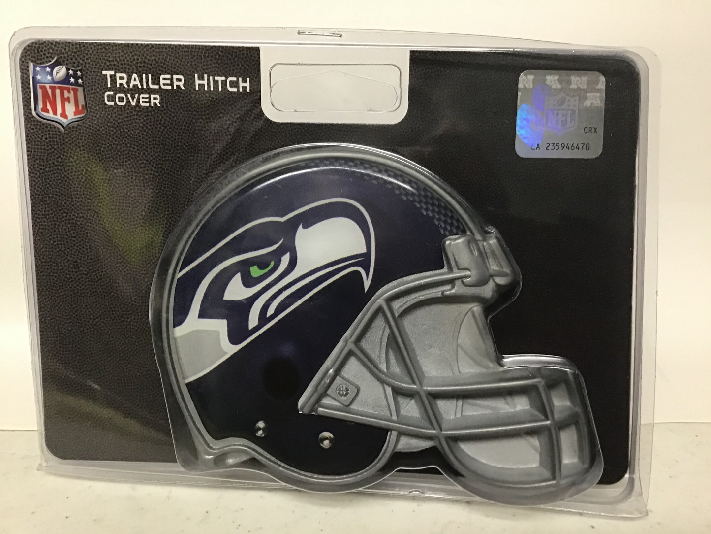 SEATTLE SEAHAWKS METAL HELMET HITCH COVER
