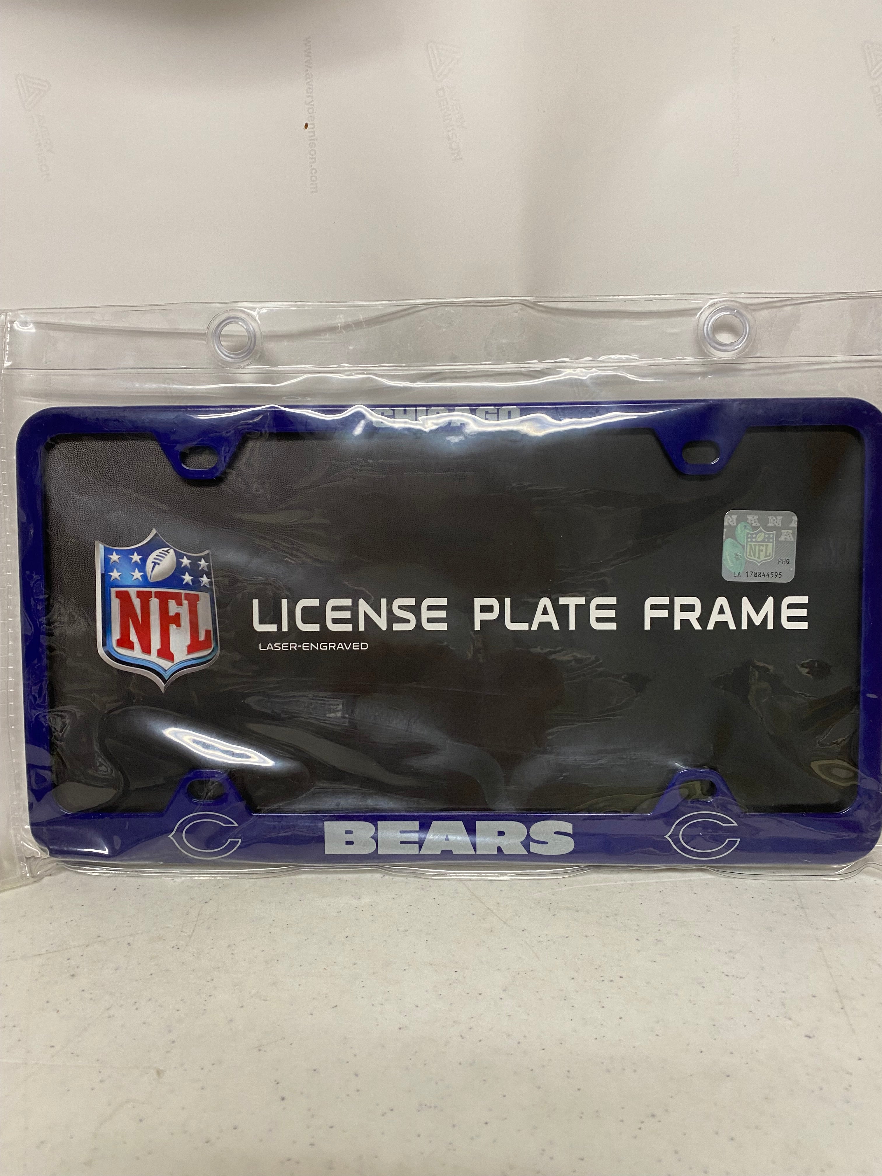 CHICAGO BEARS LICENSE PLATE FRAME Collins Courts Sports