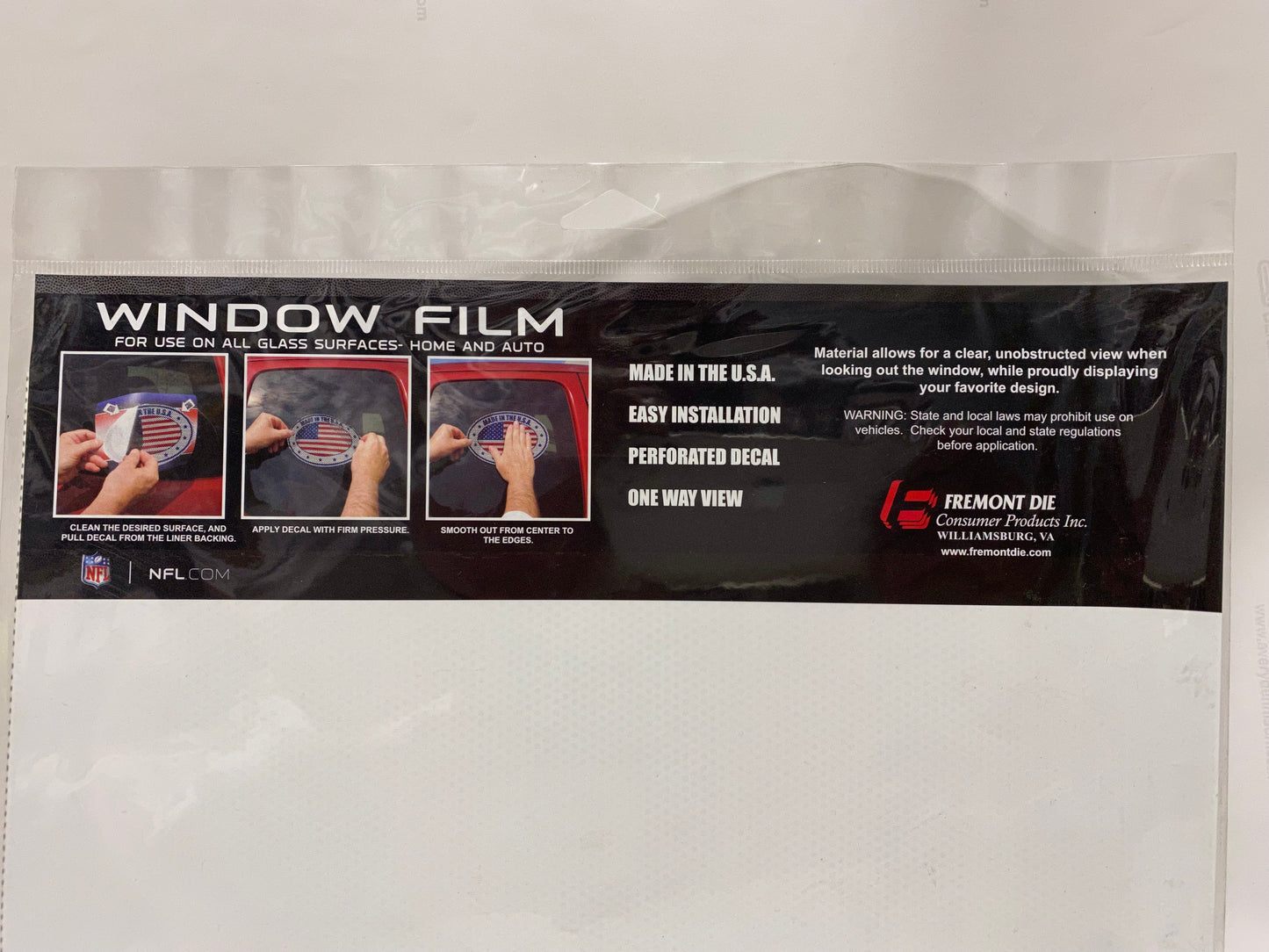 CINCINNATI BENGALS WINDOW FILM