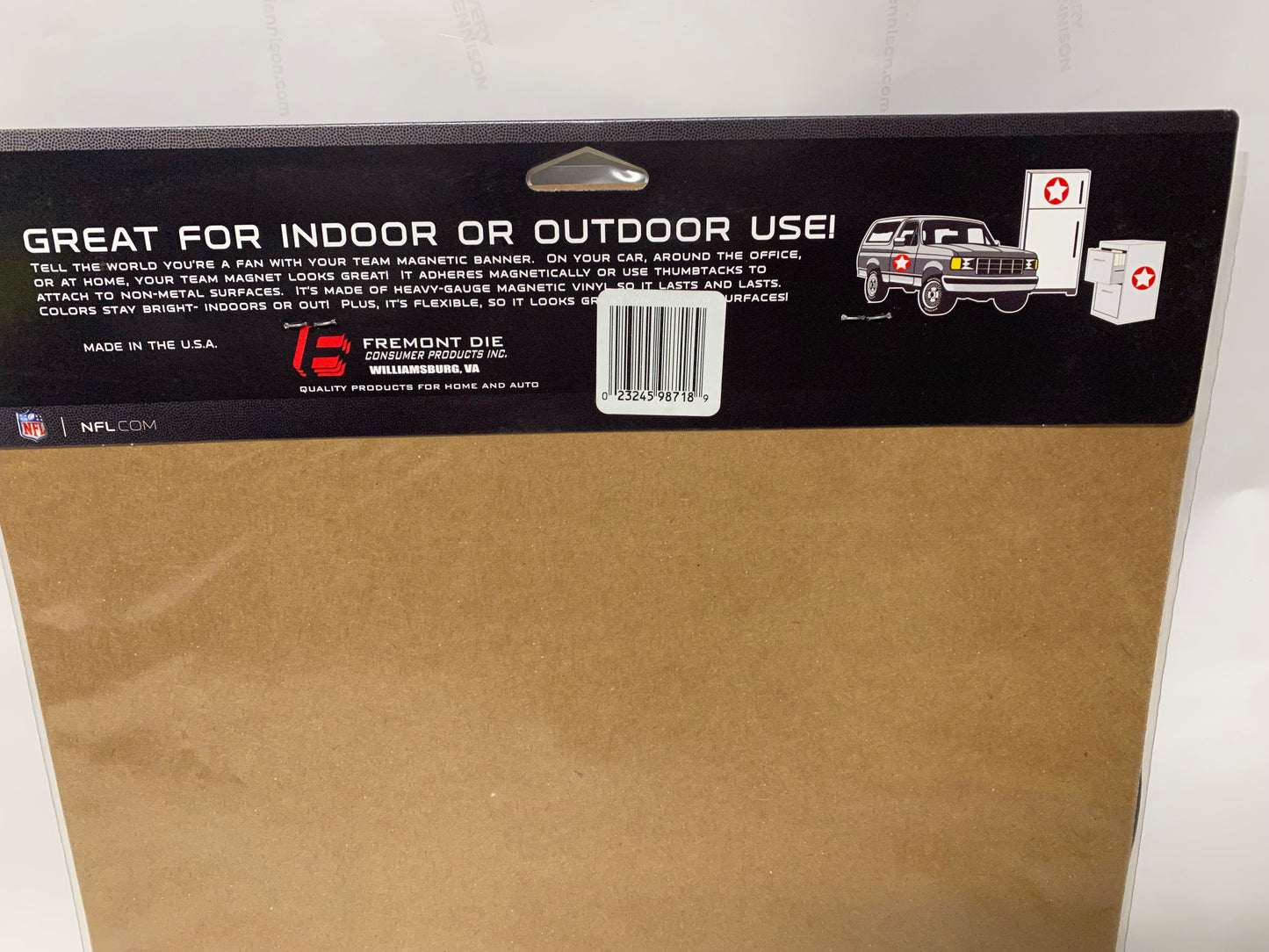 CHICAGO BEARS HELMET CAR MAGNET
