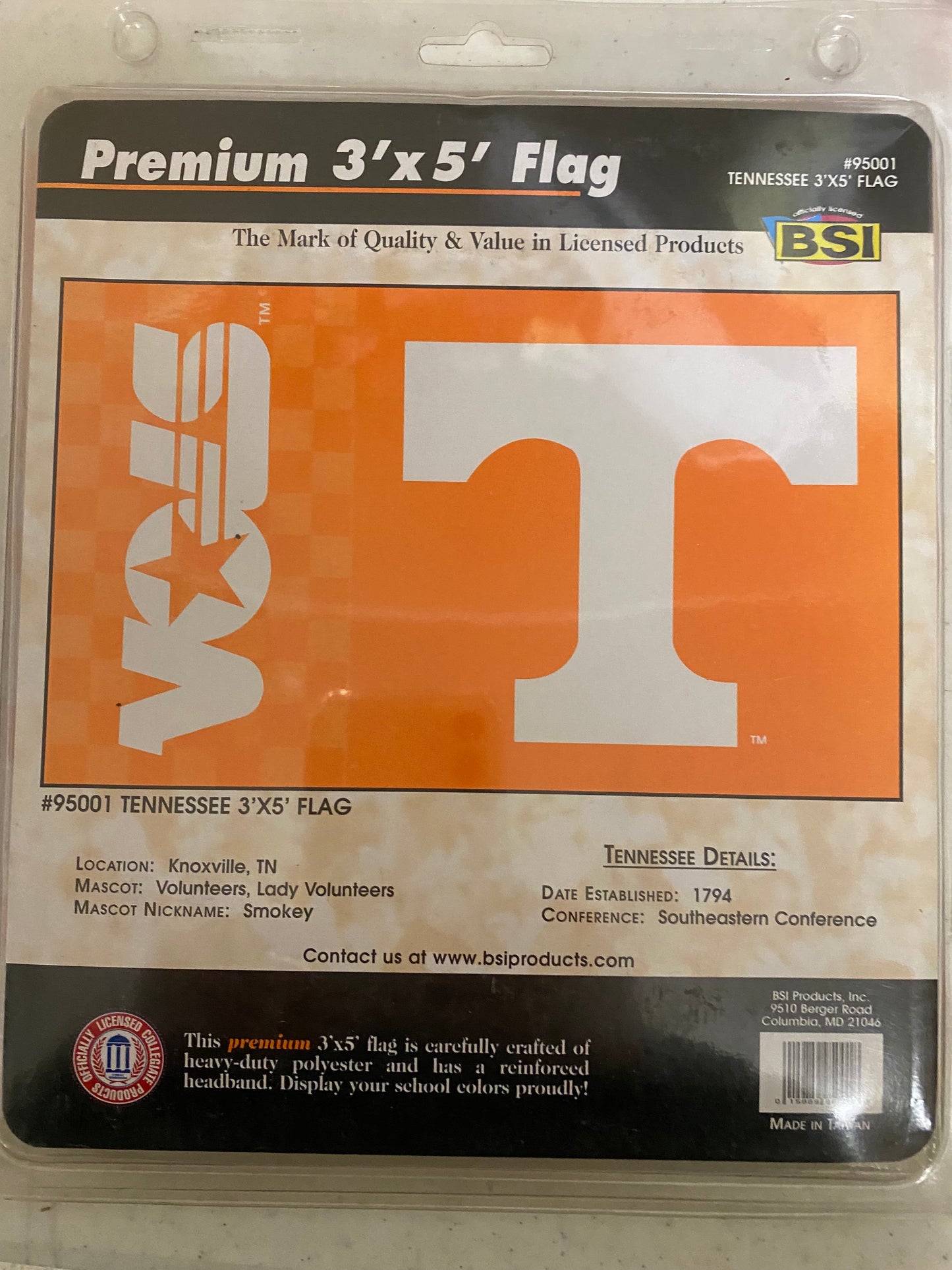 TENNESSEE VOLS 3’x5’ Flag
