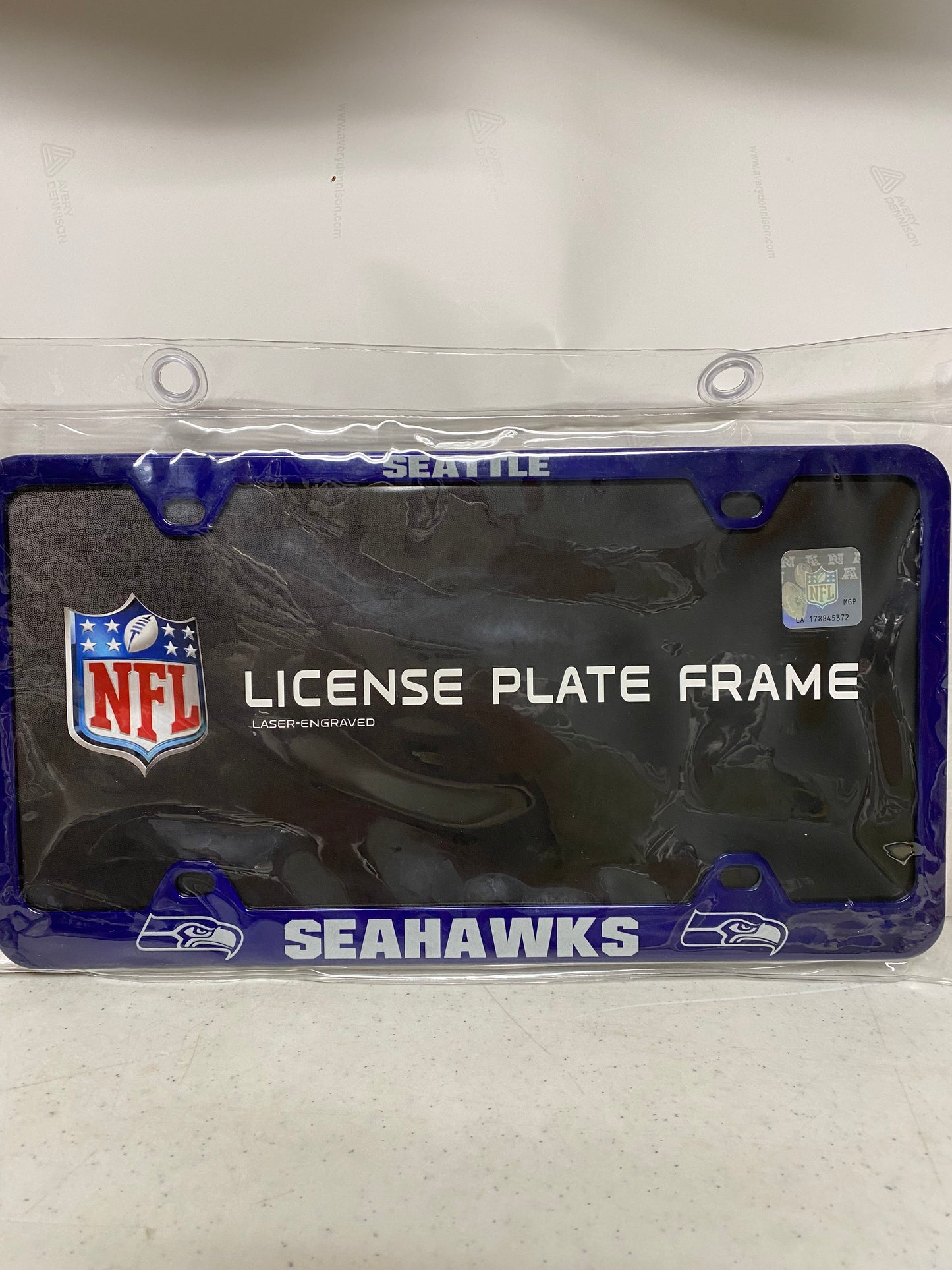 SEATTLE SEAHAWKS LICENSE PLATE FRAME