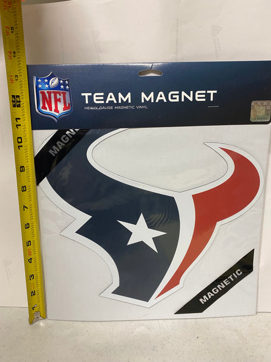 HOUSTON TEXANS LOGO BIG MAGNET