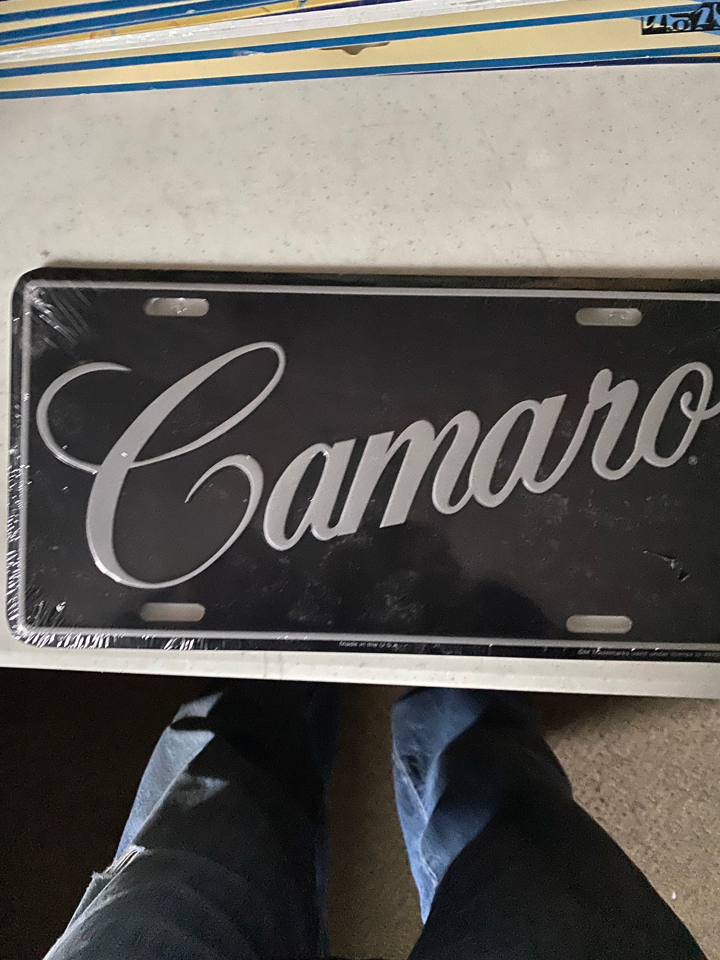 CAMARO LICENSE PLATE