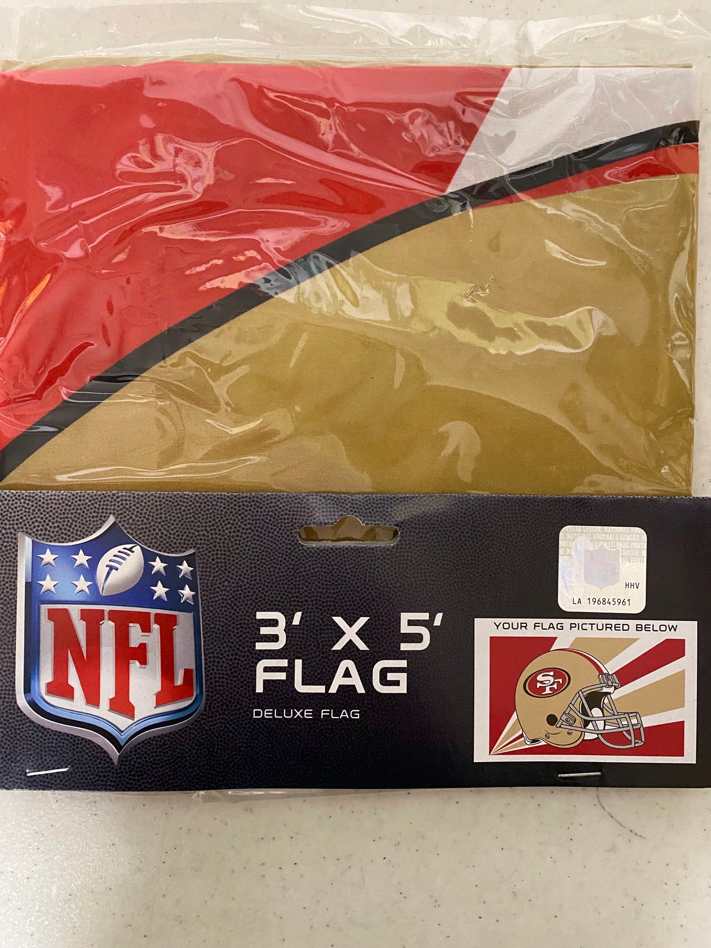 SAN FRANCISCO 49ERS “HELMET FLAG”