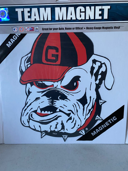 GEORGIA BULLDOGS “ DAWG ” CAR MAGNET