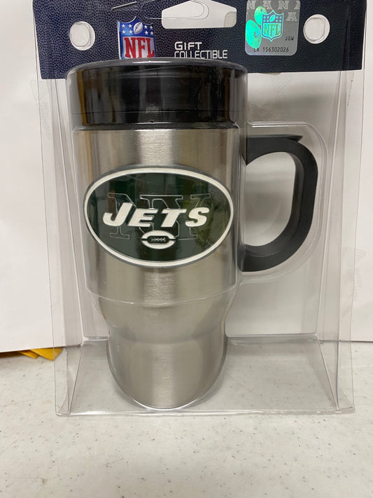 NEW YORK JETS HOT AND COLD TRAVEL MUG