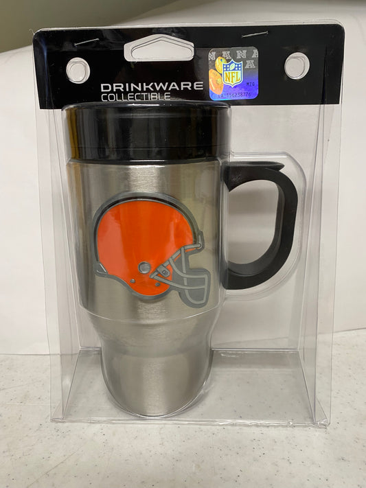 CLEVELAND BROWNS HOT AND COLD TRAVEL MUG