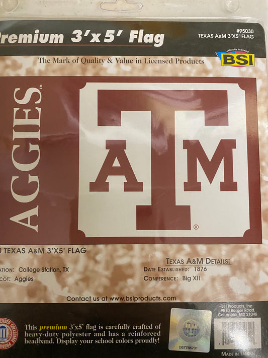 TEXAS A&M AGGIES FLAG