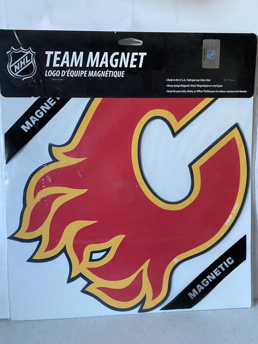 CALGARY FLAMES CAR MAGNET