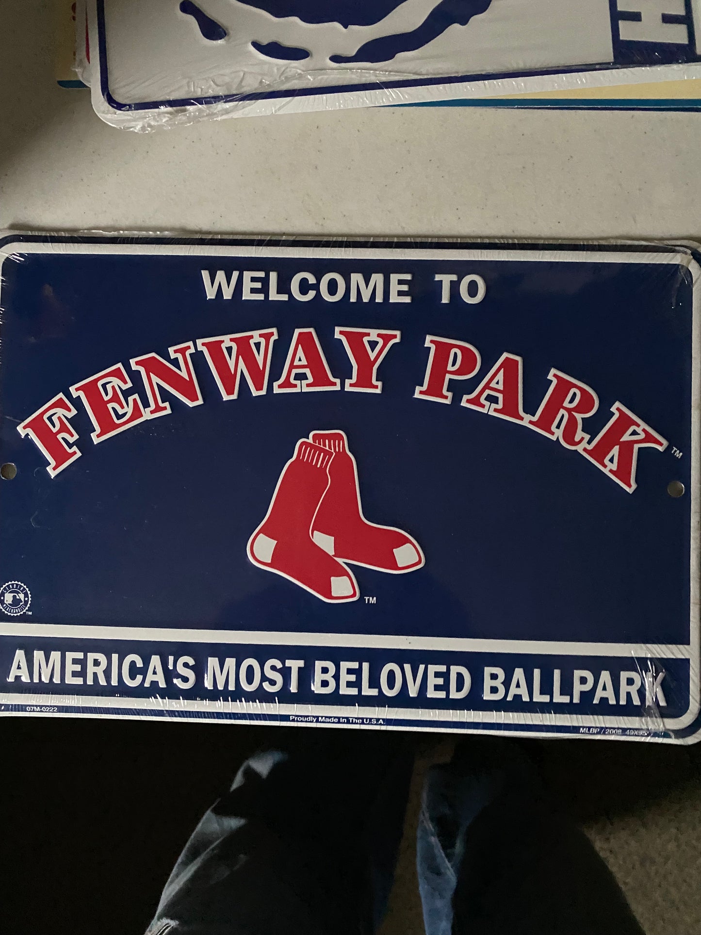 FENWAY PARK LICENSE PLATE