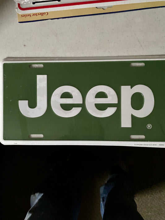 JEEP LICENSE PLATE