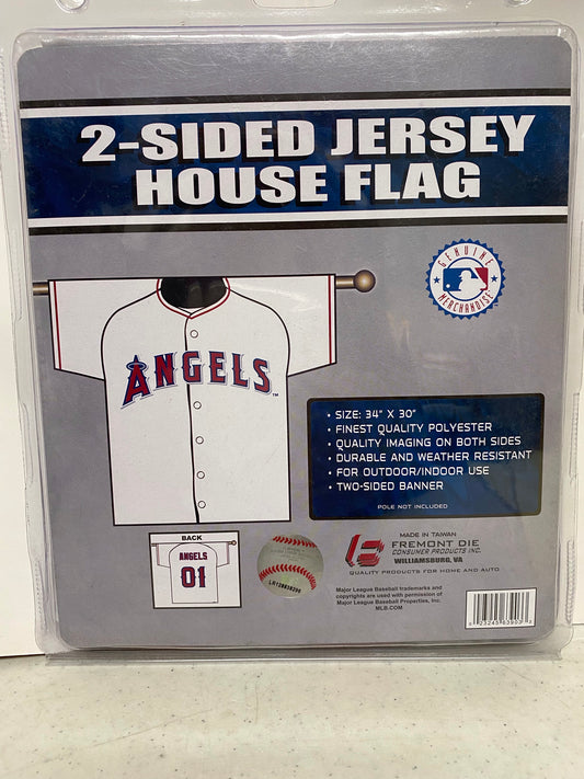 ANAHEIM ANGELS 2 SIDED JERSEY  HOUSE FLAG