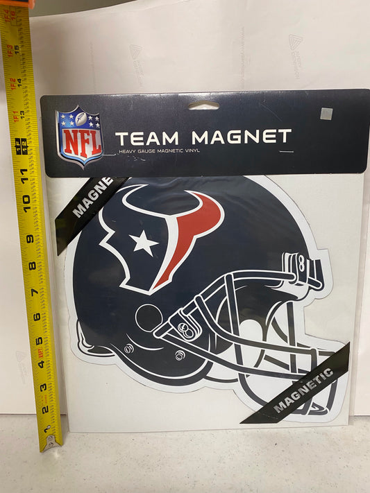 HOUSTON TEXANS HELMET BIG MAGNET