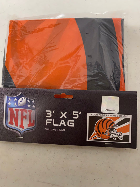 CINCINNATI BENGALS 3’ x 5 ‘ FLAG