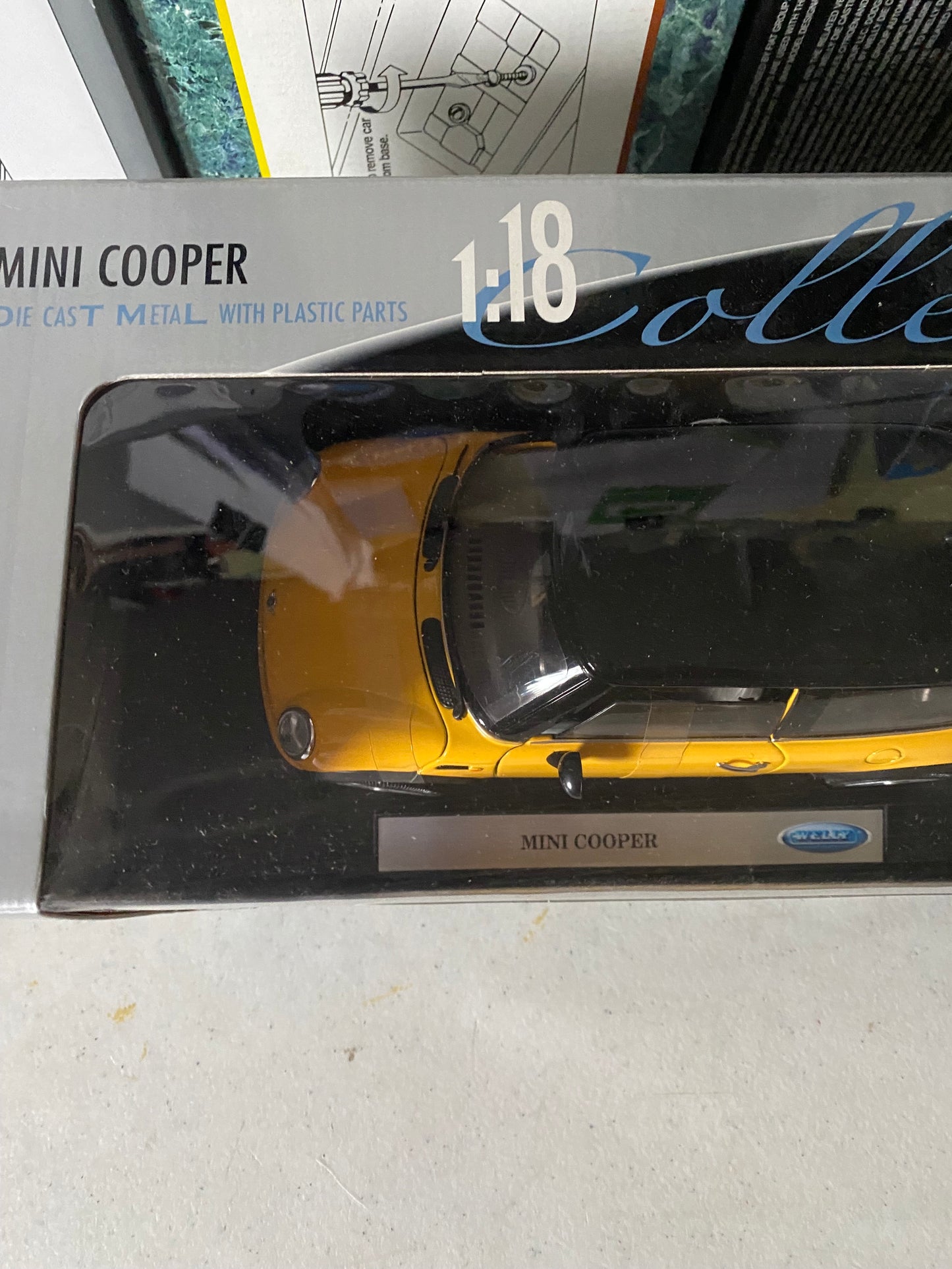 MINI COOPER YELLOW DIECAST