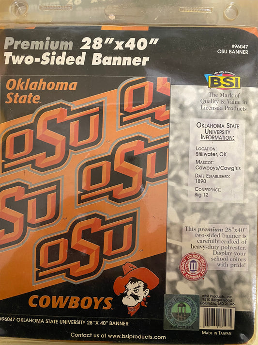 OKLAHOMA SOONERS OUTDOOR BANNER