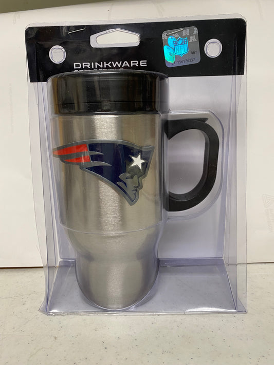 NEW ENGLAND PATRIOTS  HOT AND COLD TRAVEL MUG