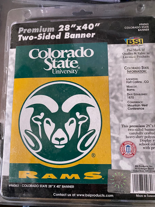 COLORADO STATE RAMS BANNER