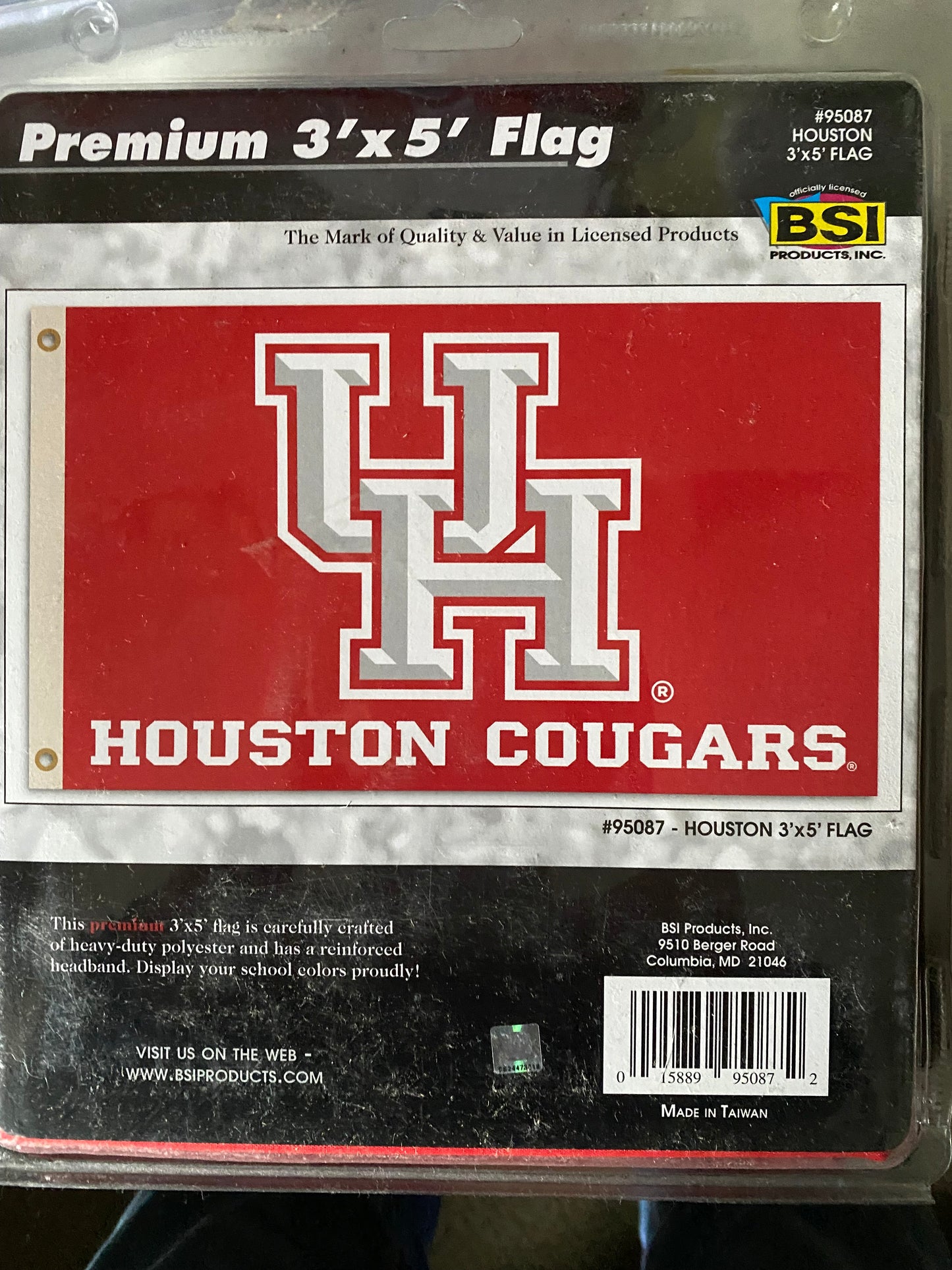 The Houston Cougars 3’x5’ Flag