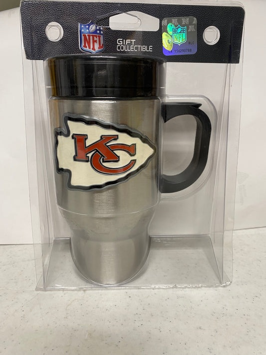 KANSAS CITY CHIEFS HOT AND COLD TRAVEL MUG