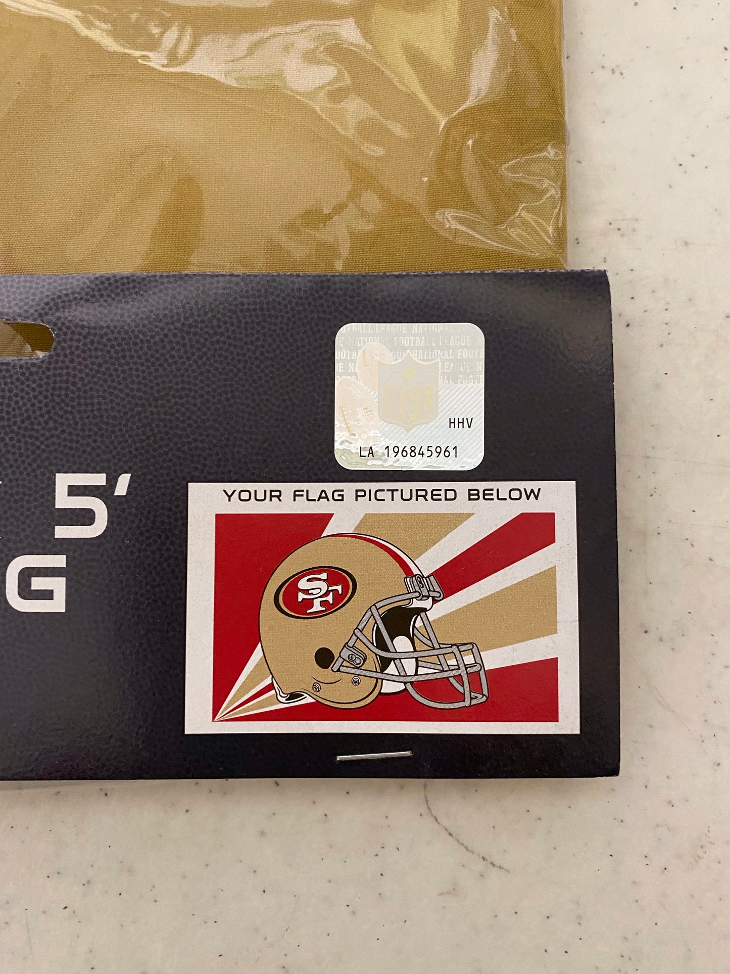 SAN FRANCISCO 49ERS “HELMET FLAG”