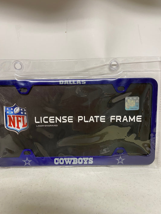 DALLAS COWBOYS LICENSE PLATE FRAME