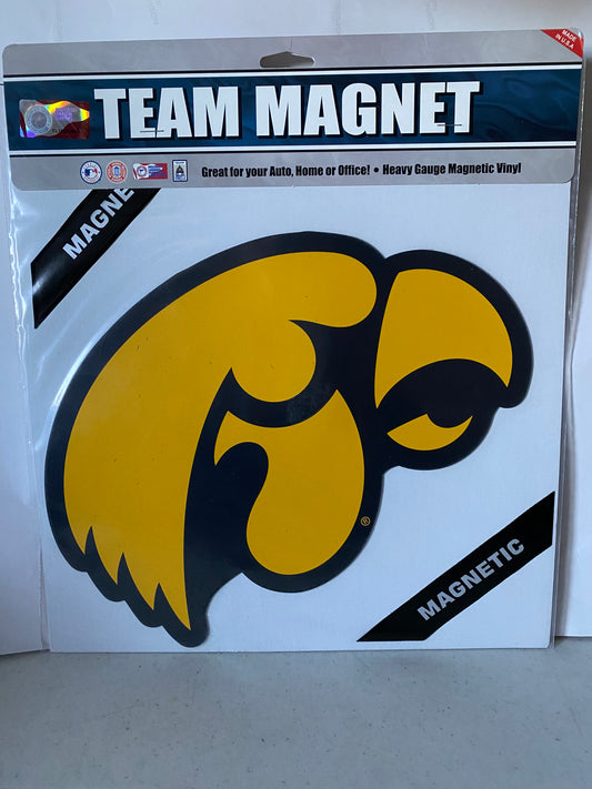 IOWA HAWKEYES CAR MAGNET