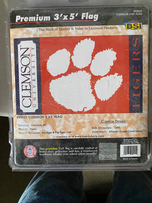 Clemson Tigers 3’x5’ Flag