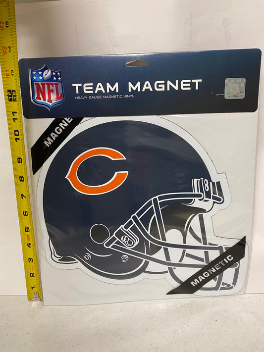 CHICAGO BEARS HELMET CAR MAGNET