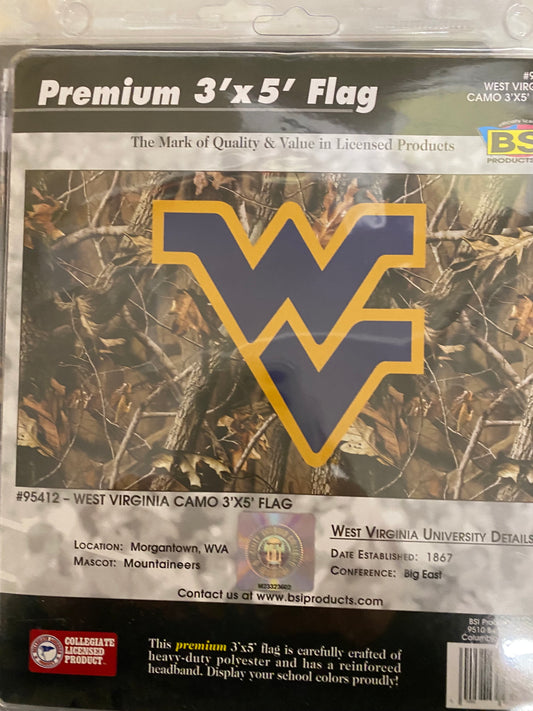 West Virginia Mountaineers 3’x5’ Flag
