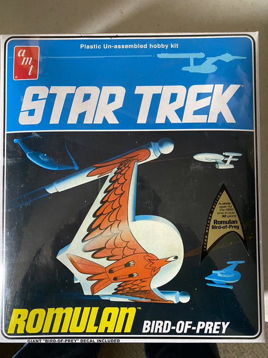 STAR TREK ROMULAN BIRD - OF- PREY MODEL KIT