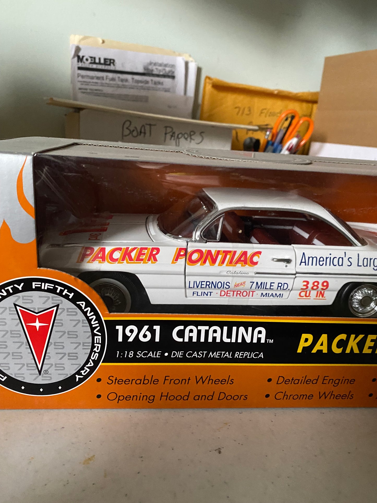 1961 CATALINA PACKER PONTIAC DIECAST