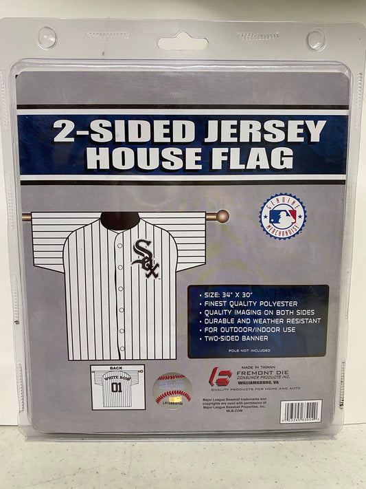 CHICAGO WHITE SOX 2 SIDED JERSEY HOUSE FLAG